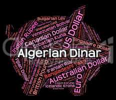 Algerian Dinar Means Worldwide Trading And Banknote