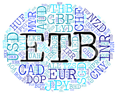 Etb Currency Indicates Exchange Rate And Coin