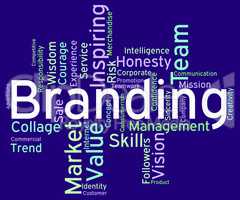 Branding Words Indicates Wordcloud Brands And Store