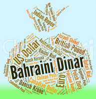 Bahraini Dinar Indicates Foreign Exchange And Coin