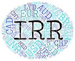 Irr Currency Means Foreign Exchange And Fx