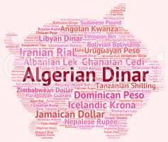 Algerian Dinar Represents Worldwide Trading And Broker