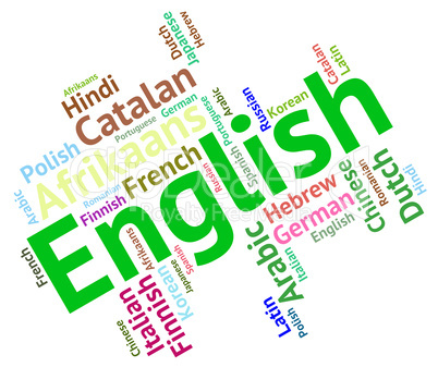 English Language Means Learn Catalan And Dialect