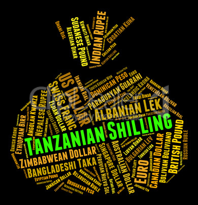 Tanzanian Shilling Indicates Foreign Currency And Currencies