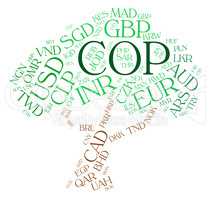 Cop Currency Means Foreign Exchange And Broker
