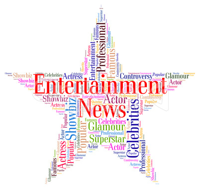 Entertainment News Represents Journalism Performance And Enterta