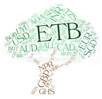 Etb Currency Represents Ethiopian Birrs And Currencies