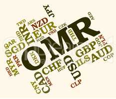 Omr Currency Indicates Oman Rials And Currencies
