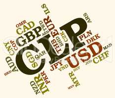 Clp Currency Means Foreign Exchange And Chile