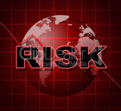 Risk Graph Shows Infochart Beware And Risky