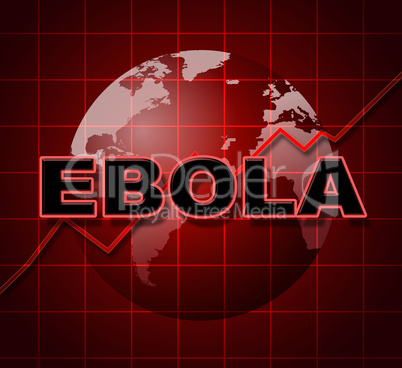 Ebola Graph Indicates Infograph Investment And Viral