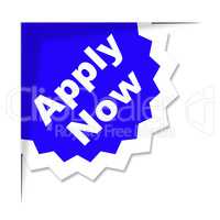 Apply Now Shows At This Time And Application