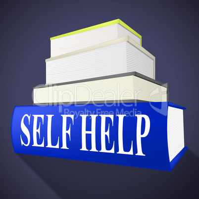 Self Help Book Represents Info Information And Counselling