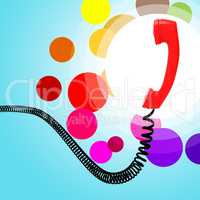 Phone Call Indicates Question Telephone And Help