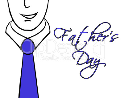 Fathers Day Tie Shows Fun Parenting And Parties