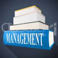 Management Book Represents Bosses Company And Directorate