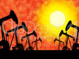 Oil Wells Means Industrial Nonrenewable And Extract