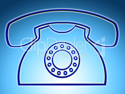 Telephone Call Indicates Answers Discussion And Chat
