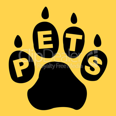 Pets Paw Shows Domestic Animal And Creature