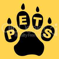 Pets Paw Shows Domestic Animal And Creature