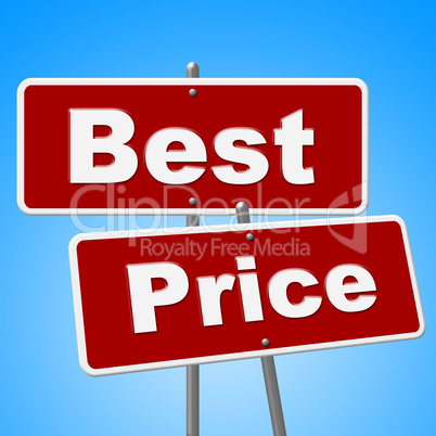 Best Price Signs Means Promotion Placard And Sales
