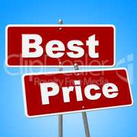 Best Price Signs Means Promotion Placard And Sales