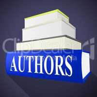 Authors Books Shows Writer Fiction And Fables