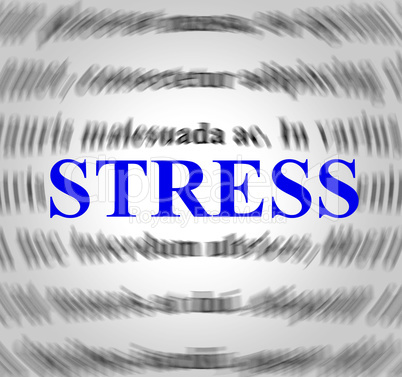 Stress Definition Indicates Explanation Pressures And Tension