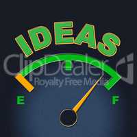 Ideas Gauge Indicates Display Concepts And Inventions