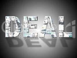 Deal Dollars Represents United States And American