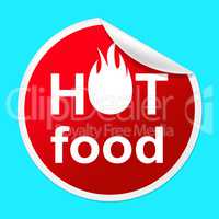 Hot Food Sticker Indicates Temperature Indicator And Best