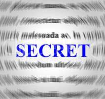 Secret Definition Indicates Hidden Secretly And Concealed