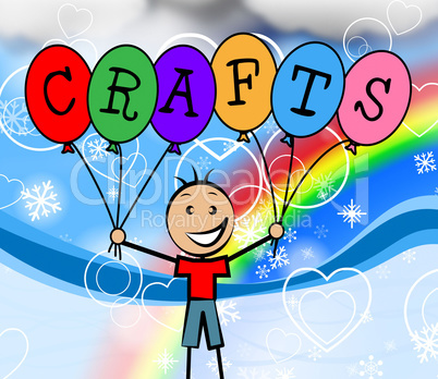 Crafts Balloons Shows Artwork Sculptor And Creative