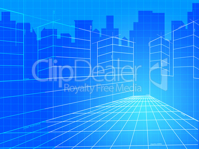 City Background Means Commercial Backgrounds And Corporation