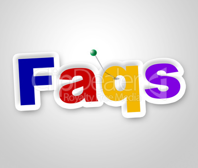 Faqs Sign Means Frequently Asked Questions And Advertisement