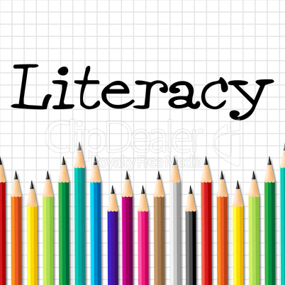 Literacy Pencils Represents Train Proficiency And Develop