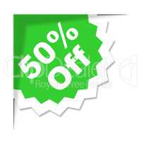 Fifty Percent Off Shows Retail Discounts And Clearance