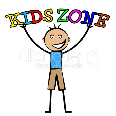 Kids Zone Shows Free Time And Child