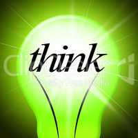 Think Idea Indicates Concept Inventions And Contemplating