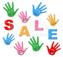 Sale Kids Indicates Youngsters Savings And Promotional