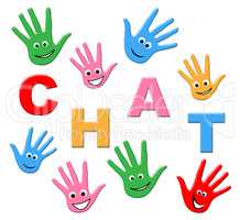 Kids Chat Shows Youngster Child And Children