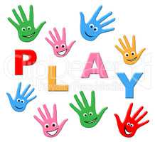 Kids Playing Indicates Free Time And Youth