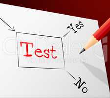 Test Choice Represents Questions And Answers And Quiz
