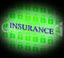 Insurance Online Represents World Wide Web And Searching