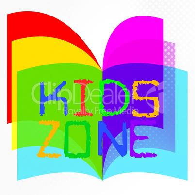 Kids Zone Indicates Social Club And Apply
