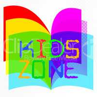 Kids Zone Indicates Social Club And Apply