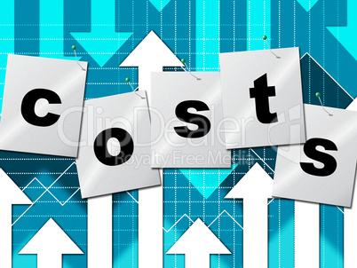 Costs Expenses Means Budgeting Buy And Accounting