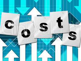 Costs Expenses Means Budgeting Buy And Accounting