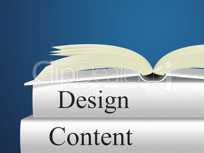 Content Designs Indicates Diagram Models And Plan