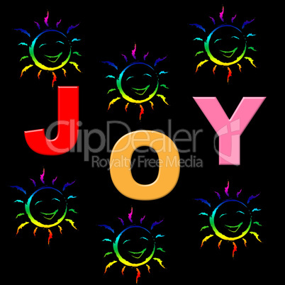 Joy Kids Shows Fun Childhood And Positive